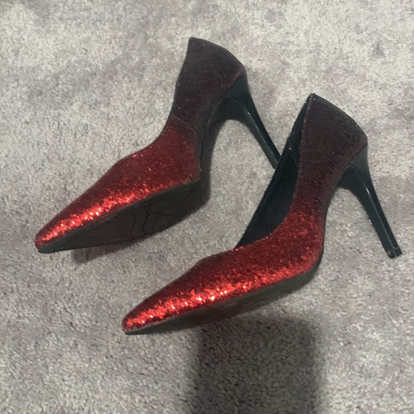 Fiona Night red sparkly heels size 8 - Picture 3 of 6